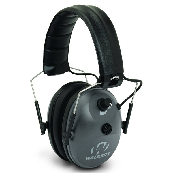 Walkers Over-the-Head Electronic Ear Muffs, 22 dB, Specialty, Black GWP-WLK1MEM